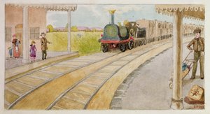 列車に乗る、アディスコム、1883
